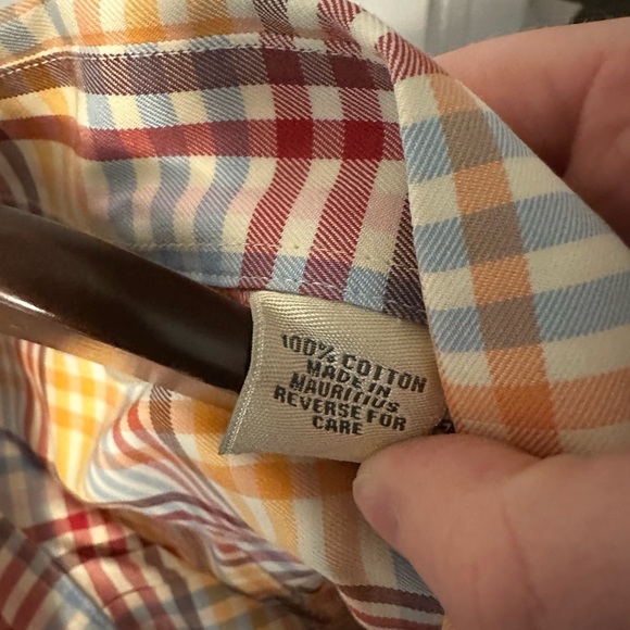 Peter Millar long sleeve button down dress shirt XL - Picture 4 of 5